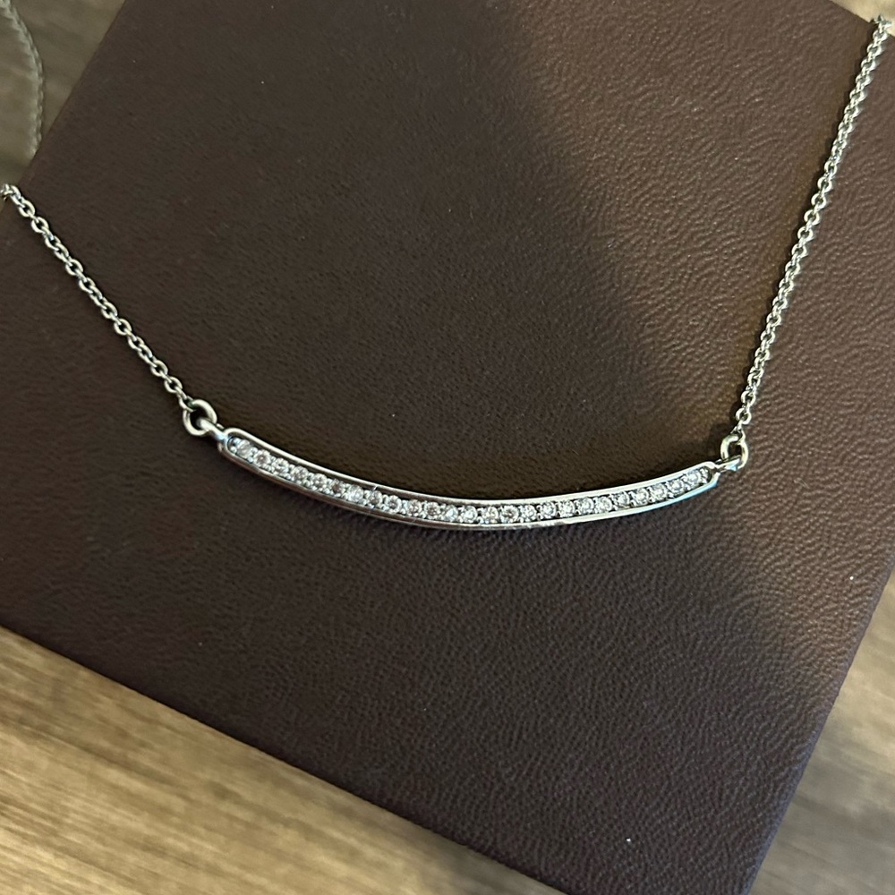 Banana Republic Crystal Bar Necklace.